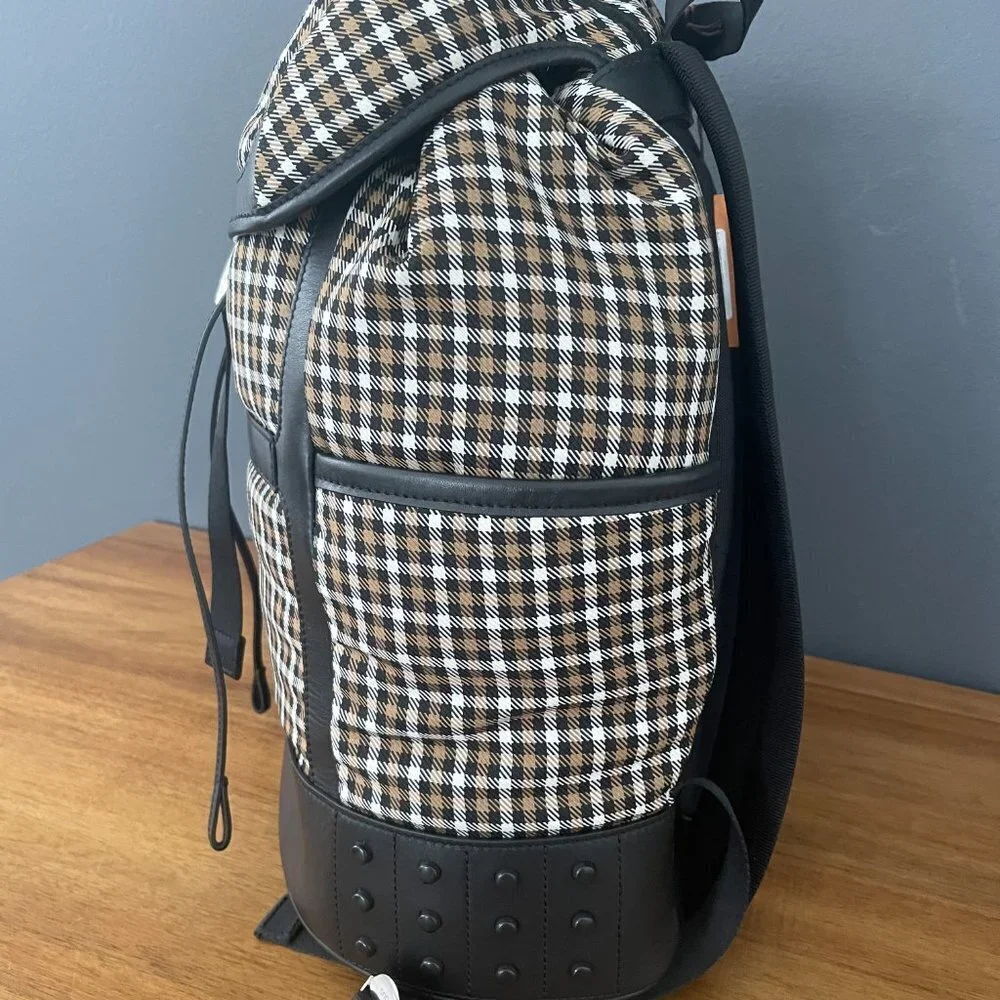 Tod's Italy Fabric Backpack, Tech New Gommini Medio, XBMTDSG9300NRHXTT3
